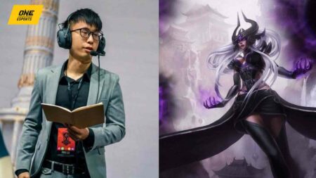 Chawy and LoL mage champion Syndra in ONE Esports featured image