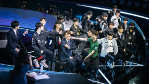 League of Legends LCK teams pointing at possible winner of 2023 Spring Split