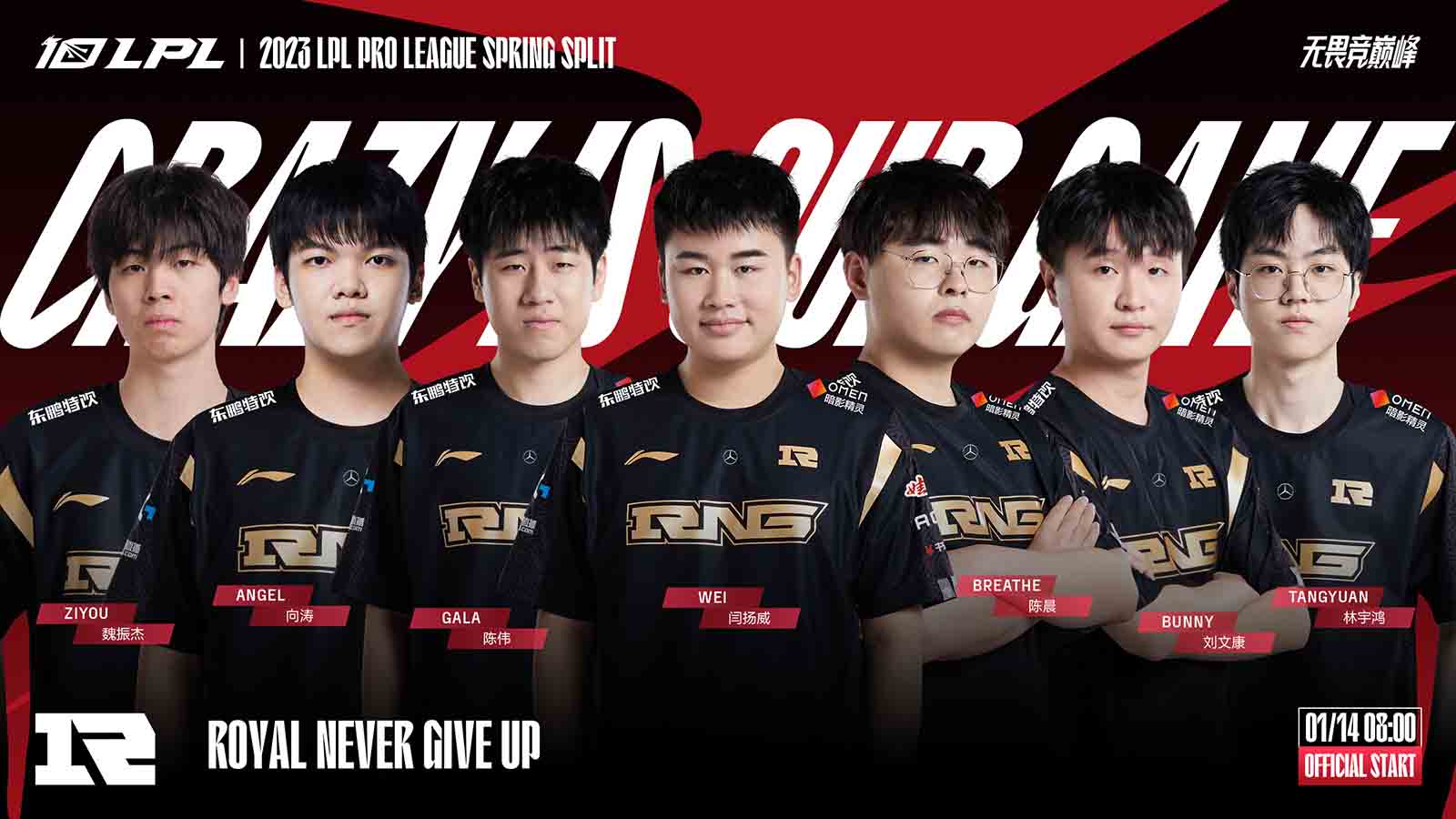 LPL Spring 2023 Full roster of every team competing ONE Esports