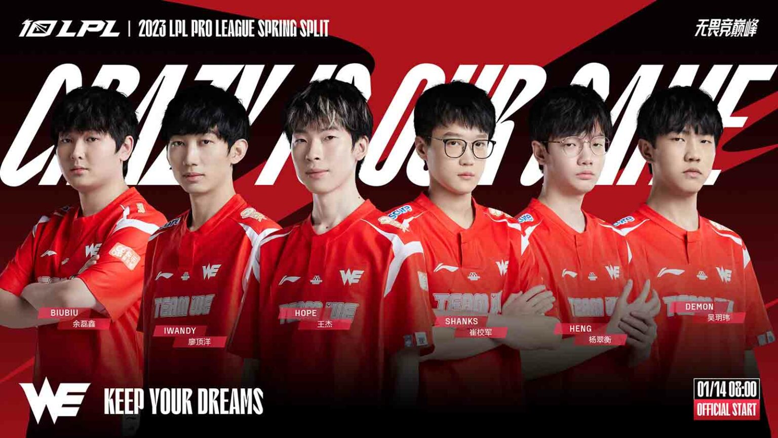 LPL Spring 2023 Full roster of every team competing ONE Esports