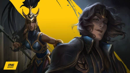 Kalista and Viego from the Ruination book in ONE Esports featured image