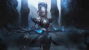 Snow Moon Caitlyn skin official wallpaper splashart