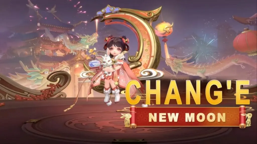 Mobile Legends: Modelo de personaje Bang Bang New Moon Chang'e