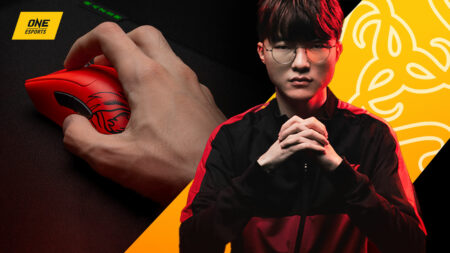Faker and the Razer DeathAdder V3 Pro Faker Edition in ONE Esports featured image