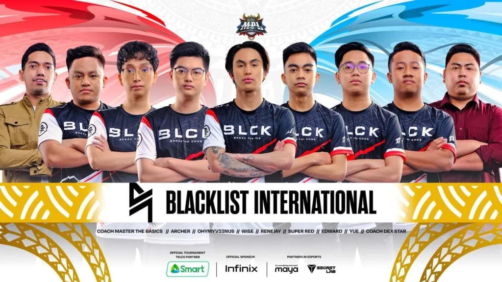 Alineación de la temporada 11 de Blacklist International MPL PH