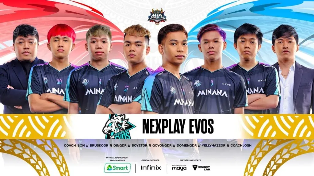 Alineación de la temporada 11 de Nextplay EVOS MPL PH