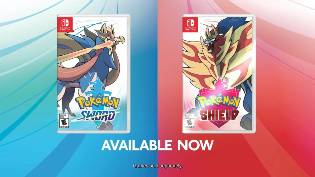 Pokemon sword shop case