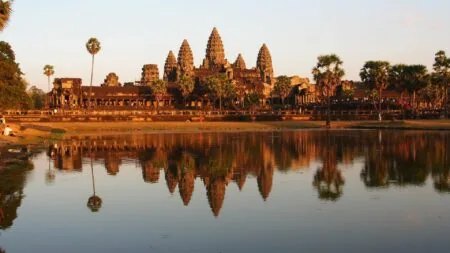Angkor War in Cambodia