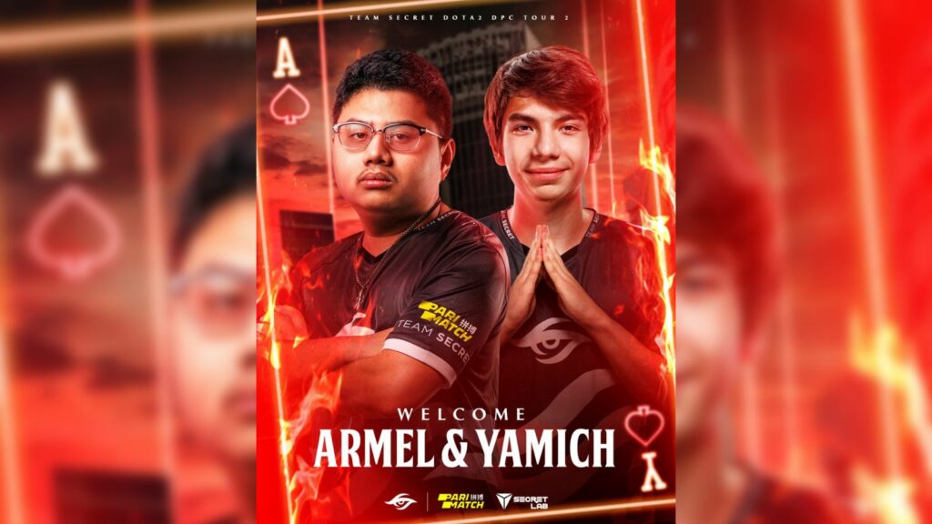 La nueva composición de Team Secret, Armel, Yamich