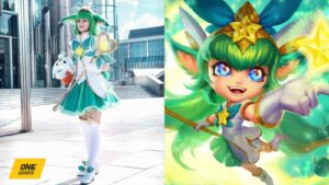 Lulu cosplay of Star Guardian Lulu skin by fixthepixie