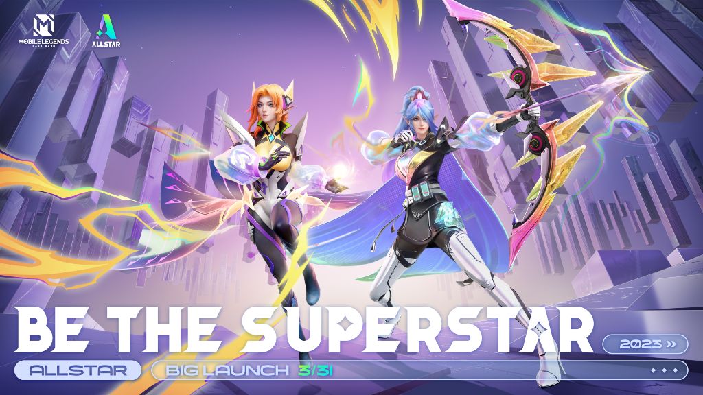 Mobile Legends: póster de las skins de Bang Bang Atomic Pop Miya y Atomic Pop Eudora