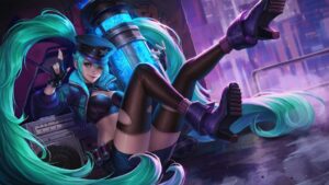 Mobile Legends: Bang Bang Layla Green Flash skin wallpaper