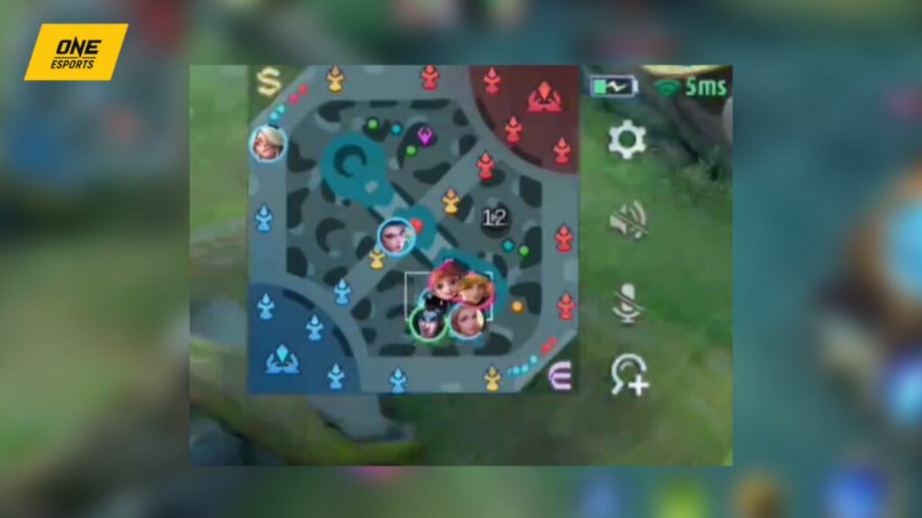 Mobile Legends: Bang Bang mini-map