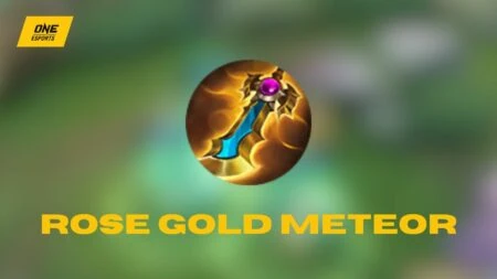 Mobile Legends: Bang Bang item Rose Gold Meteor