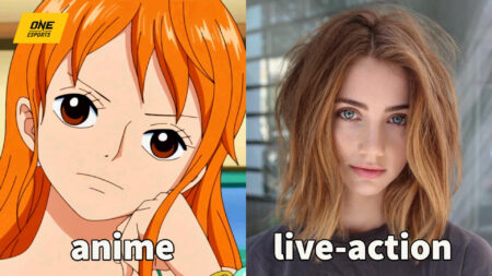 A side by side comparison of Nami in the anime and live action series. Emily Rudd will play as Nami in the Netflix adaptation.