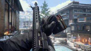 The Tempus Torrent marksman rifle in Modern Warfare 2 being loaded