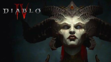 Lillith's head appears in Diablo 4 graphic