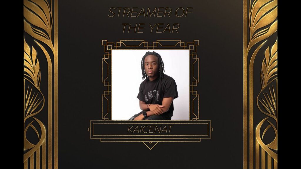 Kai Cenat vyhrává Streamer of the Year na Streamer Awards 2023