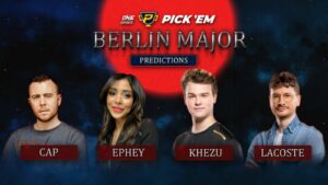 Cap, Ephey, Khezu, Lactose pick ONE Esports Berlin Major Pick 'Em Challenge