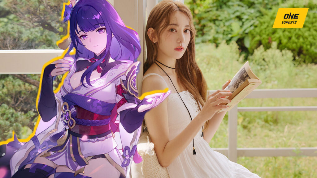 Le Sserafim Sakura plays Genshin Impact with powerful archon | ONE Esports - Sakura The Strongest Gamer In The World