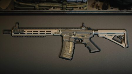 The M4 gun in Call of Duty Modern Warfare 2
