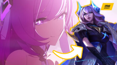 Honkai Impact 3rd's Elysia and League of Legends' Ashe in her DRX Worlds 2022 skin