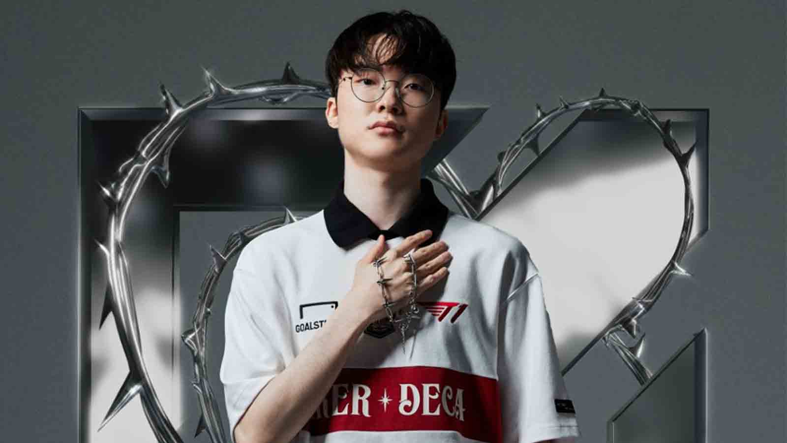 Dress like the GOAT with this anniversary-special T1 Faker merch collection - ONE Esports