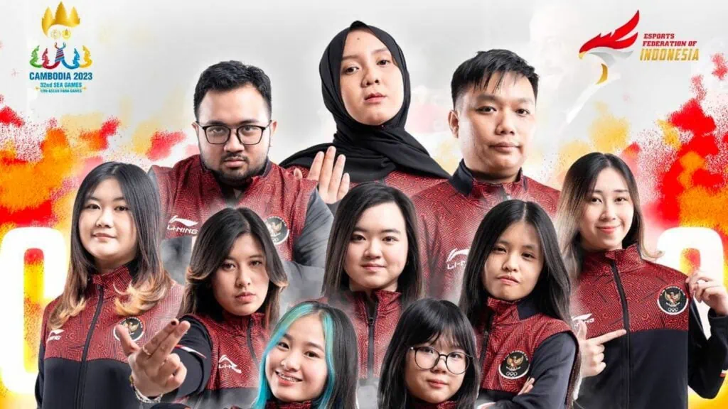 Equipo femenino de los 32.º Juegos SEA de Indonesia