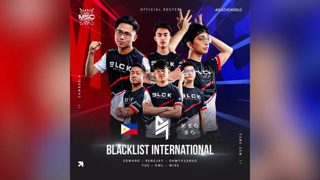 Blacklist International's MSC 2023 roster