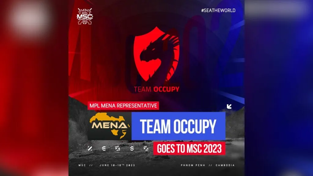 Anuncio del Team Occupy MSC 2023