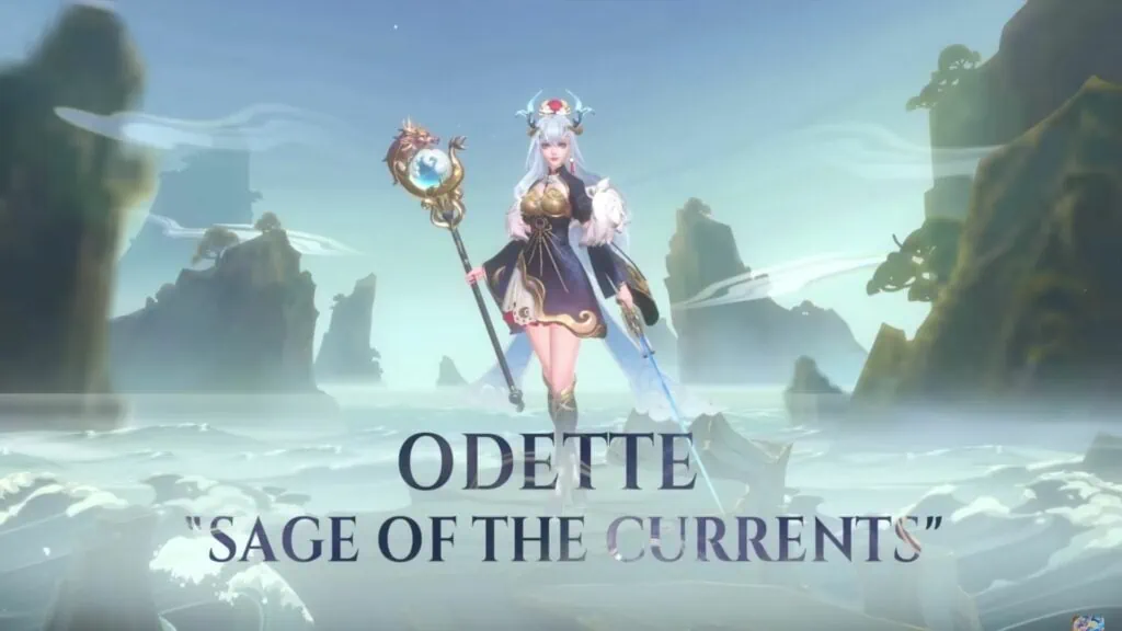 Modelo de personaje Sabio de las corrientes Odette 