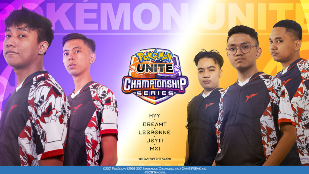 Talon Esports Pokemon UNITE 2023 roster announcement featuring mxi, kyy, dreamt, lebronne, jeyti