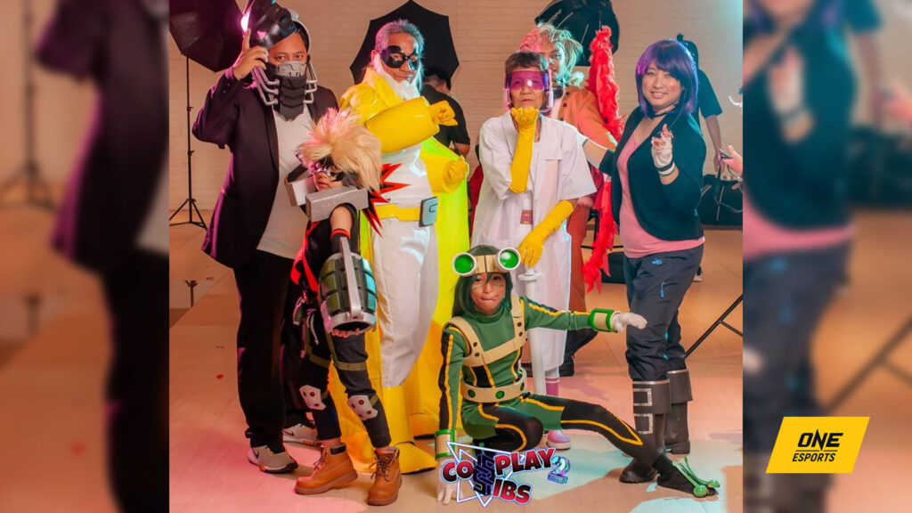 Sesión de cosplay de My Hero Academia de la familia Ramos