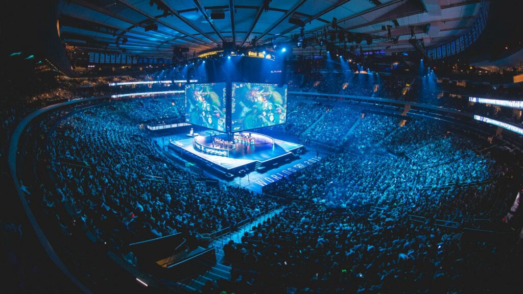 Samsung Galaxy contro H2K al campionato mondiale 2016 - Semifinali al Madison Square Garden di New York City, New York, USA il 22 ottobre 2016
