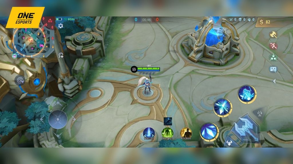 Tutorial Mobile Legends on PC Controller Aim Skills 