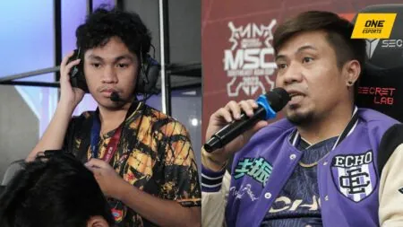 MPL coaches Mitch "zMitch" Sato of BURN X Flash and Archie "TicTac" Reyes