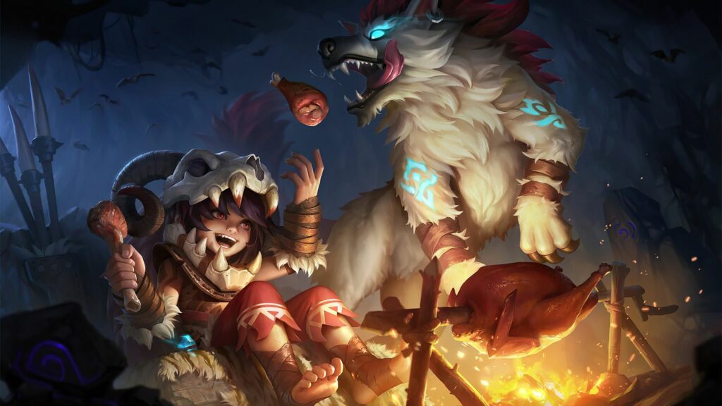 Mobile Legends: Bang Bang Tribal Howl Popol y Kupa skin fondo de pantalla