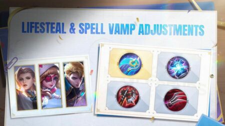 All the changes to lifesteal and spell vamp in Mobile Legends: Bang Bang, and the icon of the new Starlium Scythe item.