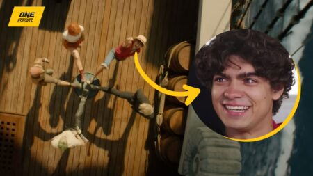 Luffy live action actor Inaki Godoy crying after watching the One Piece live action teaser
