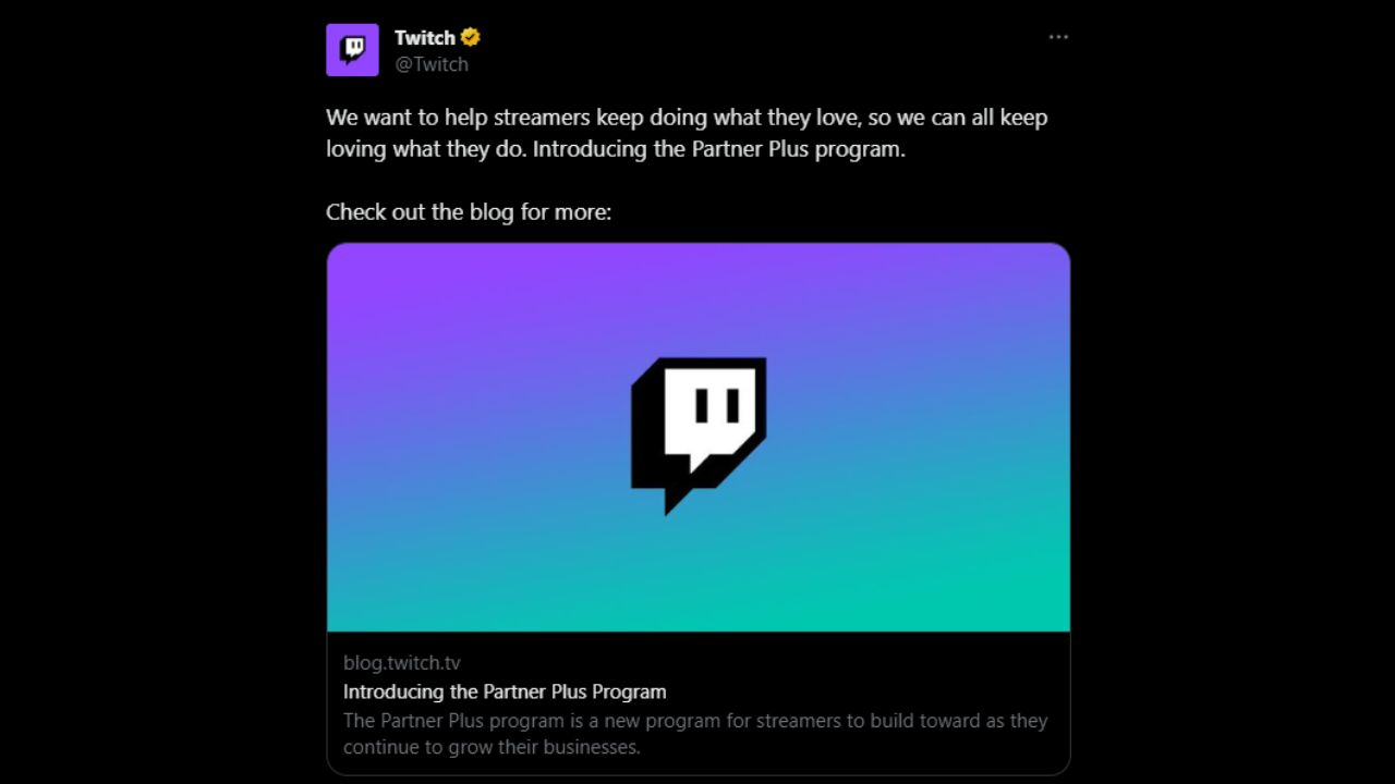 Big new Twitch Partner Plus program explained, 70/30 returns | ONE Esports