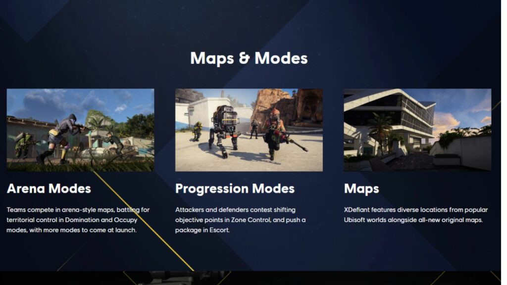 Modos de juego XDefiant, mapas y más