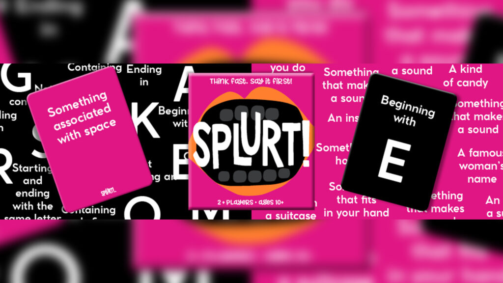 Splurt card game by Gamewright