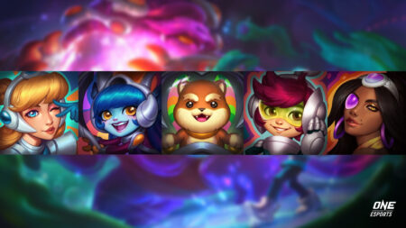 Space Groove skin icons in League of Legends