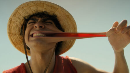 One Piece live action trailer featuring Monkey D. Luffy actor Inaki Godoy stretching his face