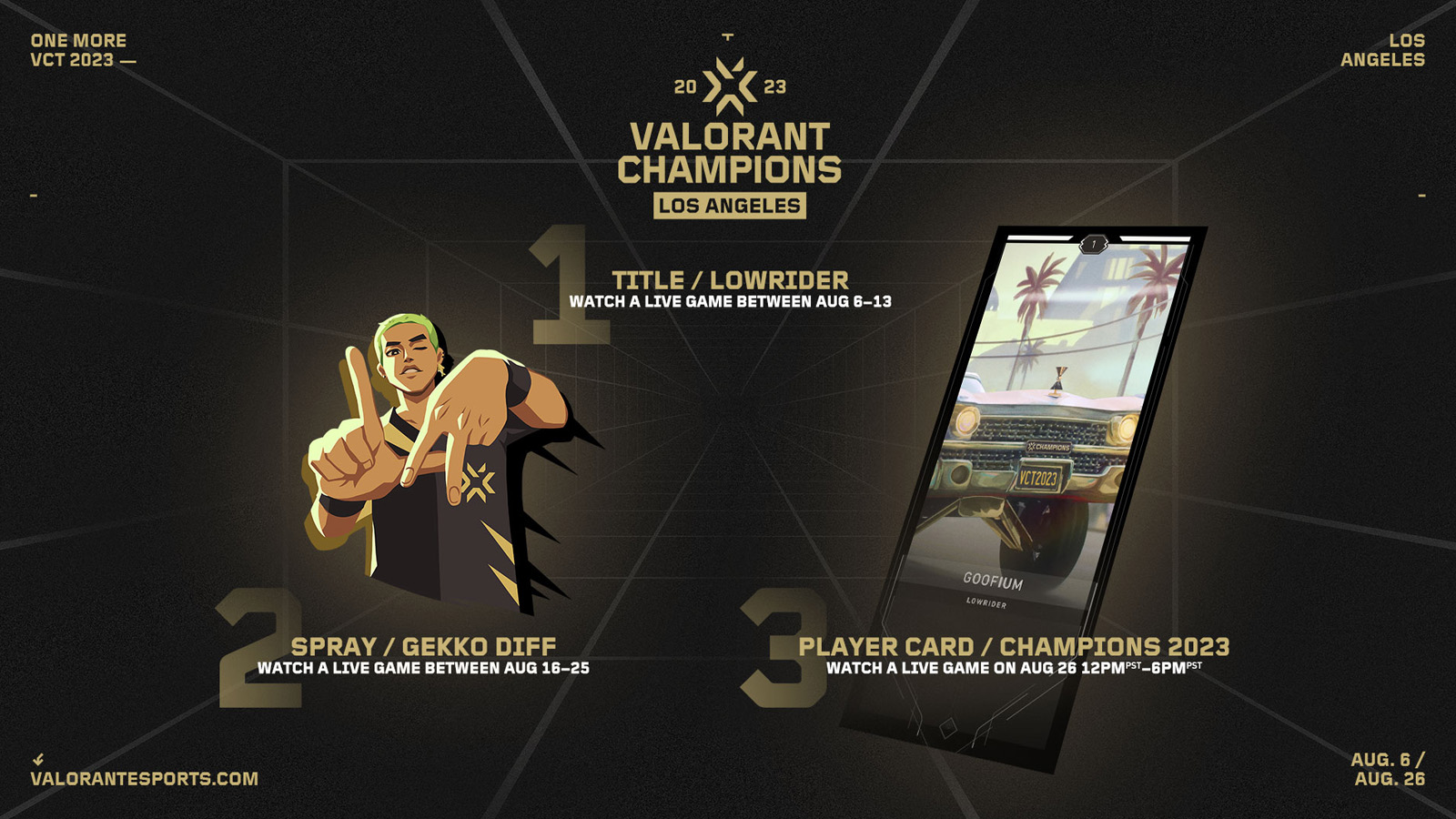 VCT Game Changers Championship 2023 drops and how to earn them