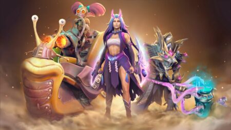 Dota 2 Summer update featuring new cosmetics for Anti-Mage, Snapfire, and Dazzle