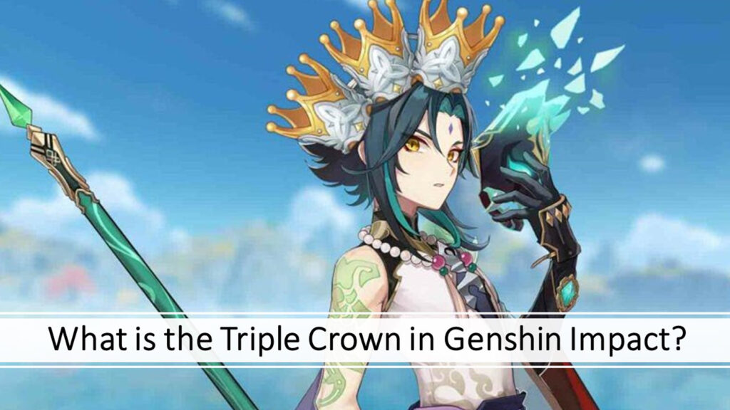 Xiao wearing three crowns in ONE Esports featured image for article "What is the Triple Crown in Genshin Impact?"