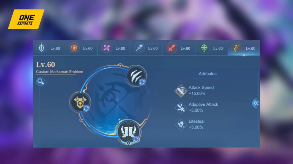 Recommended emblem for Moskov in Mobile Legends