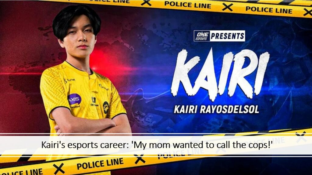 ONIC Esports' jungler Kairi with caption about his exclusive interview with ONE Esports