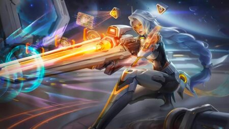 Mobile Legends: Bang Bang Stellaris Ghost Lesley revamp splash art